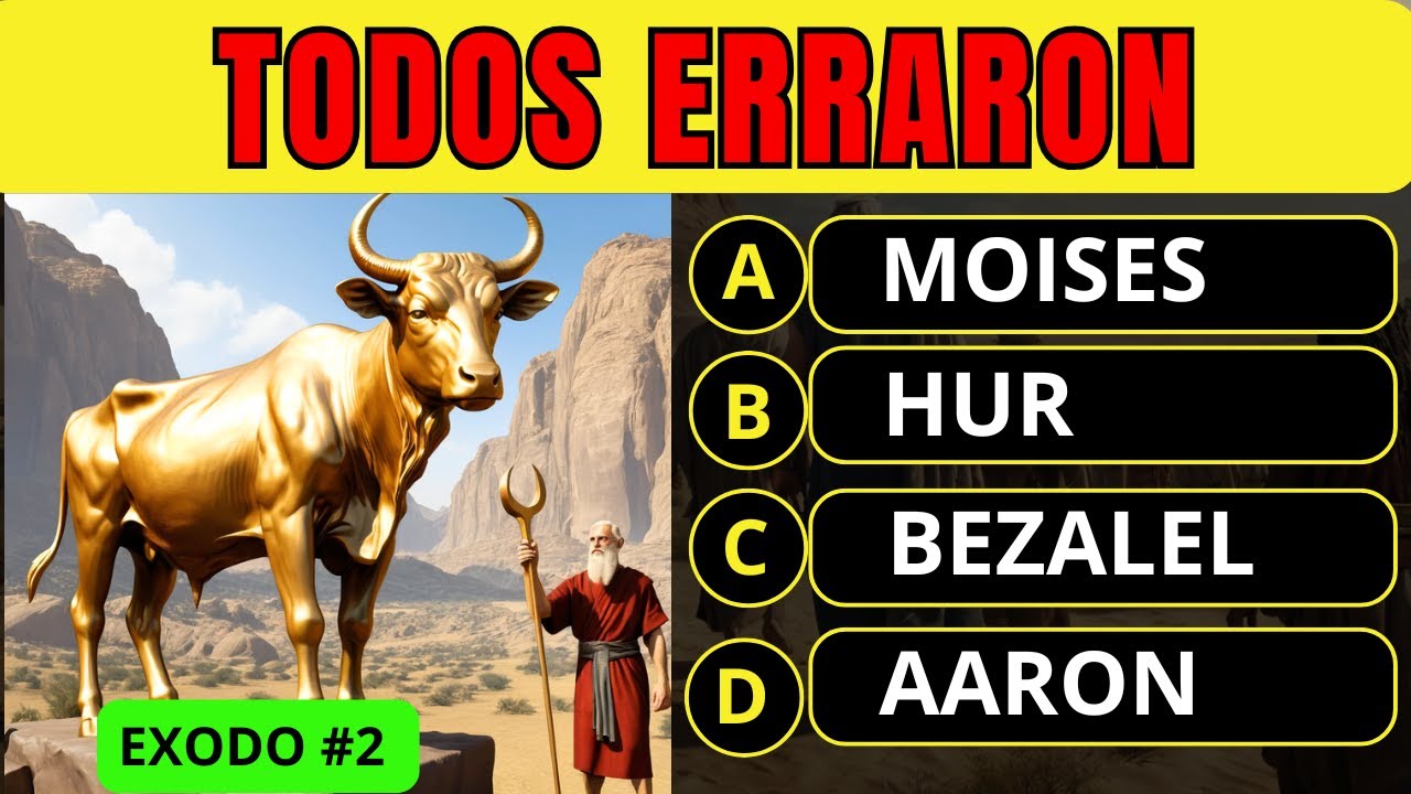 EXODO #2 - 50 PREGUNTAS DE LA BIBLIA/Reto Biblico Divertido