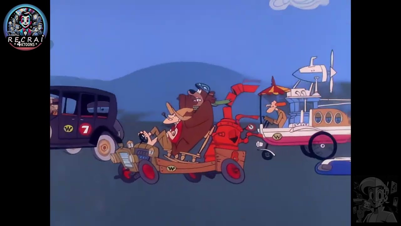 🚗 Wacky Races - Fast Track to Hackensack - ep30 - Part 1/6 - VF - Wild Race in 4K by RecrAI4Ktoons