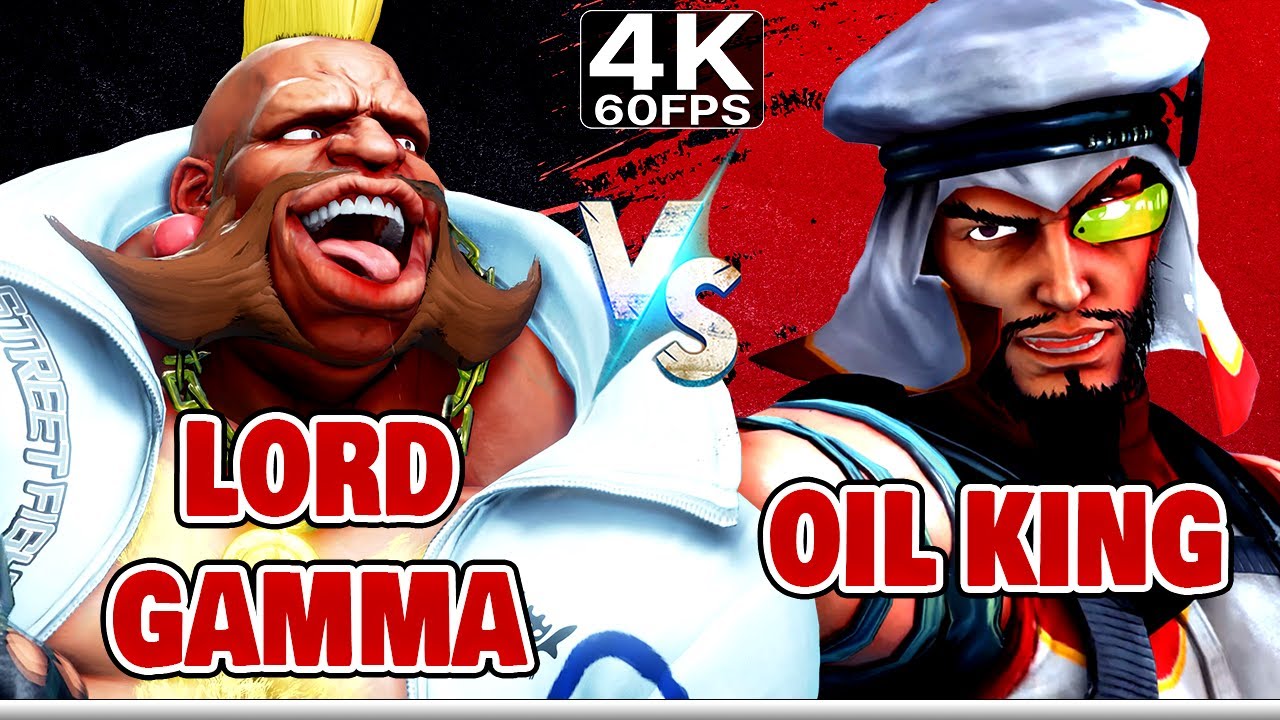 SFV - Birdie (Lord Gamma) vs. Rashid (Oil King) in 4K/UHD [Street Fighter V]
