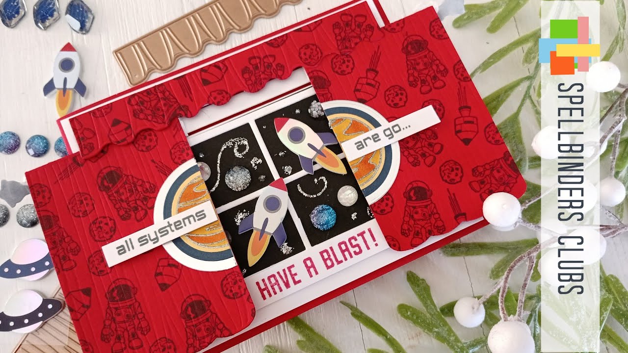 Spellbinders | Large Die of the Month Club December 2020 | Look Behind the Curtain