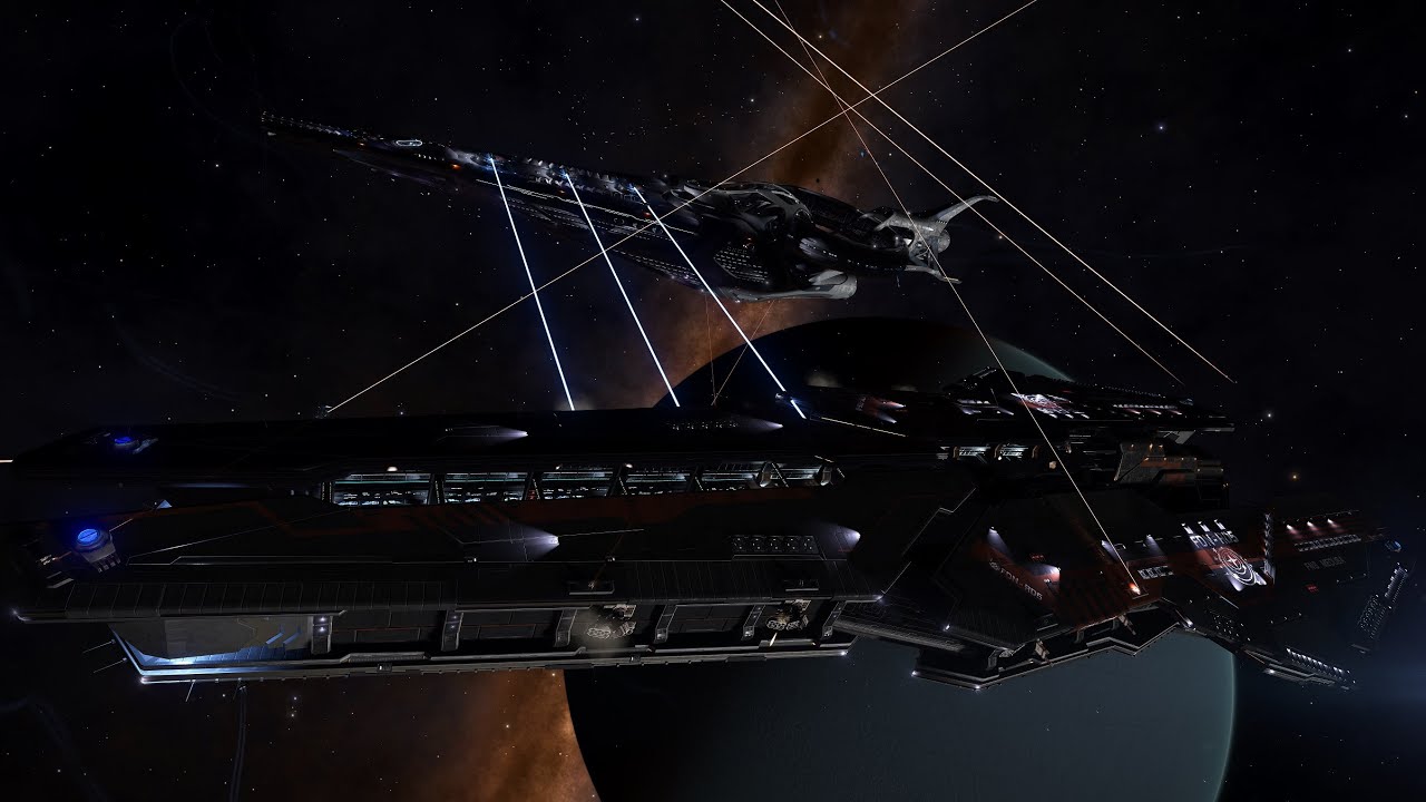 Elite: Dangerous Imperial vs Federation Capital Ship
