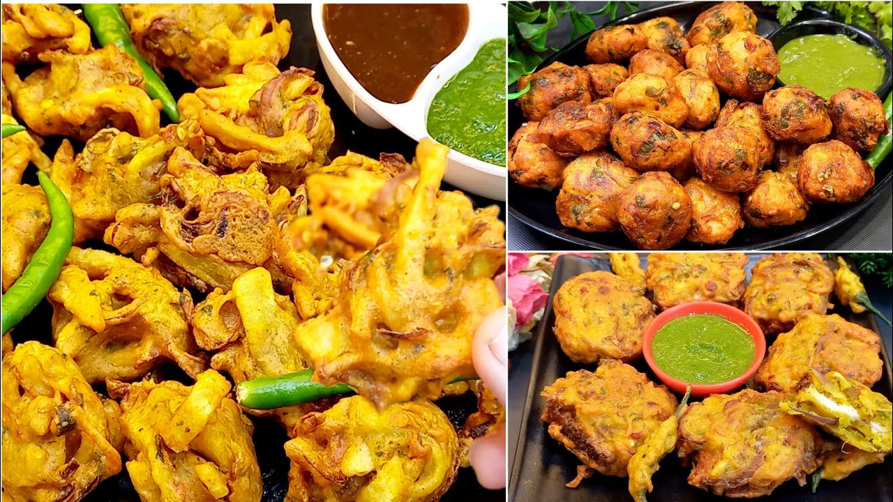 रमज़ान में इफ्तारी के लिए 3 तरह के क्रिस्पी पकौड़े | Iftar Special Recipes | Ramzan Special Recipes