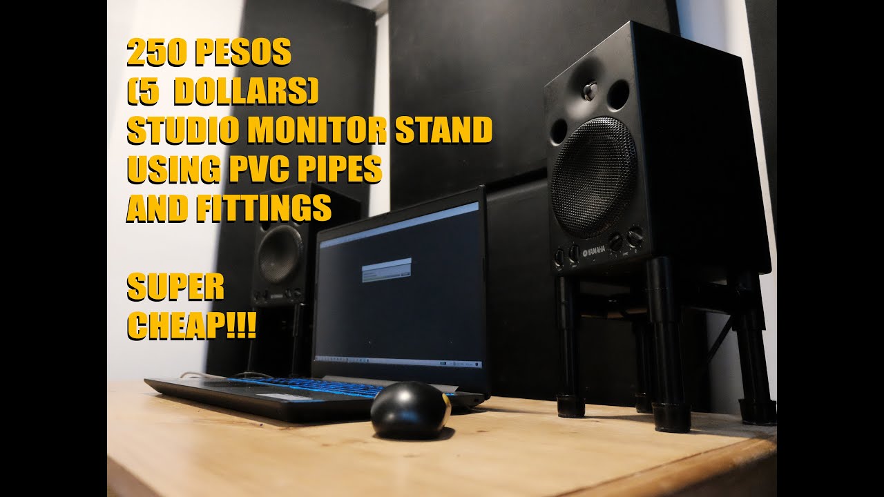 STUDIO MONITOR STAND USING PVC