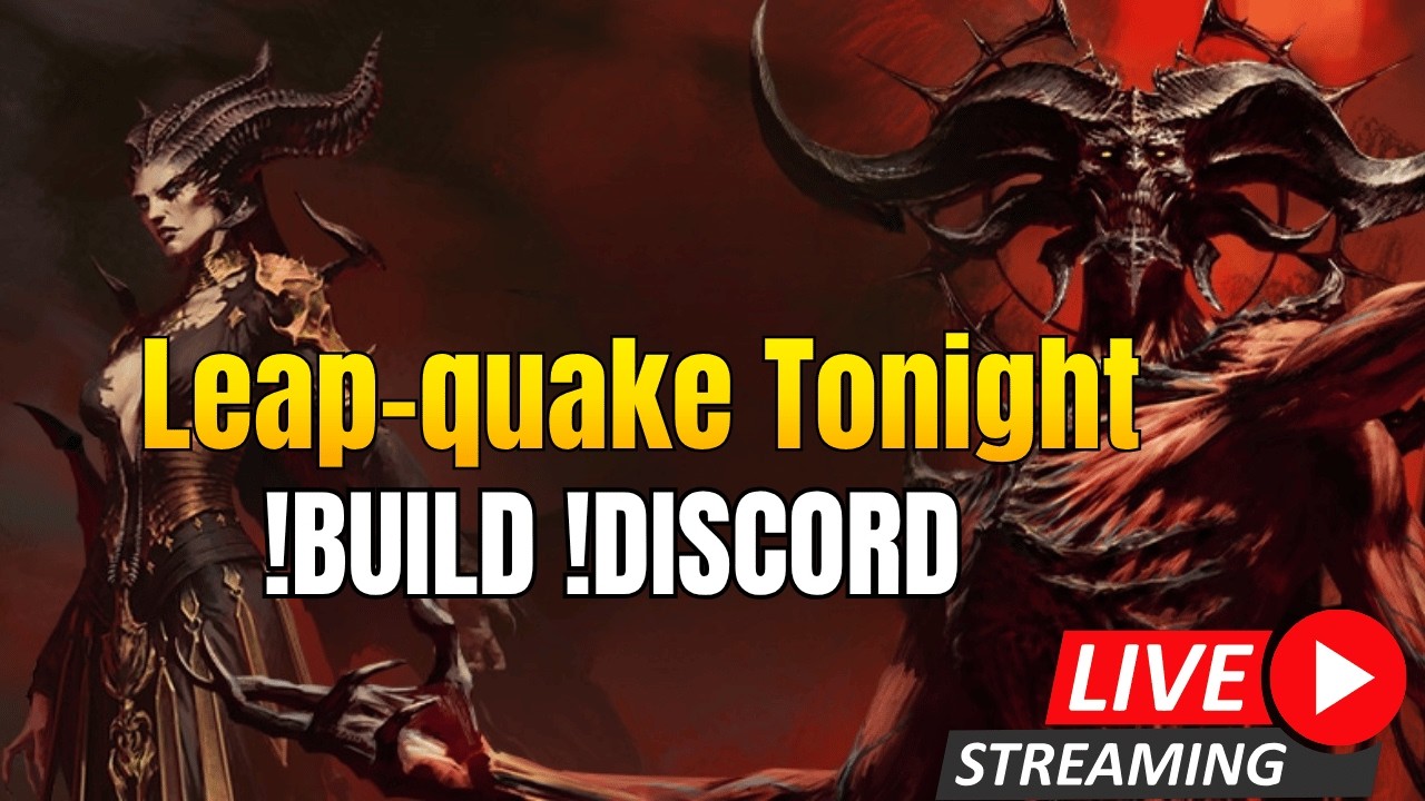 Leapquake Tonight !Build !Selig !Discord #Diablo4 #Diablopartner