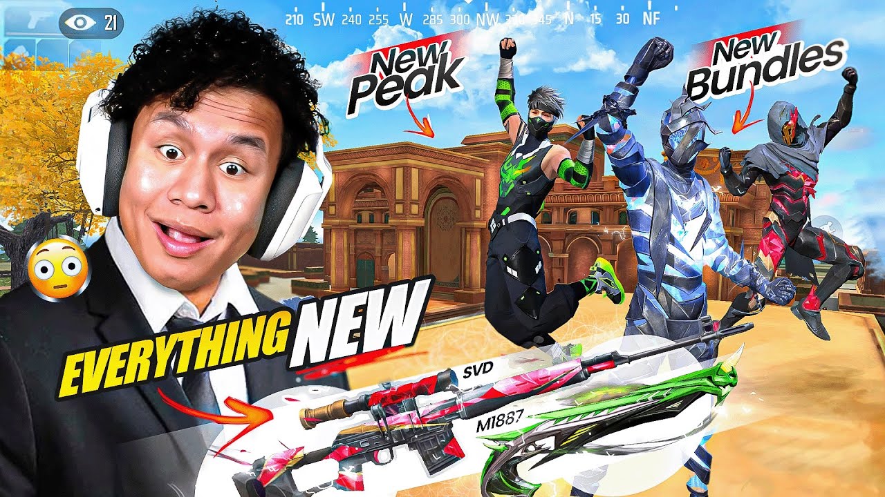 New Peak Gameplay Review & For Collection King 👑 Buying Everything in Free Fire 😏 Tonde Gamer