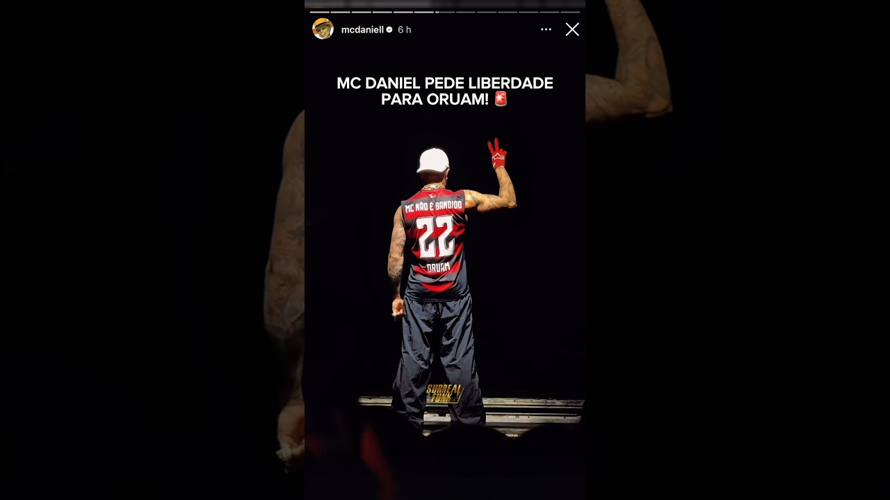 MC Daniel Pede LIBERDADE Para Oruam! 🚨 #shorts #mcdaniel #oruam #funk