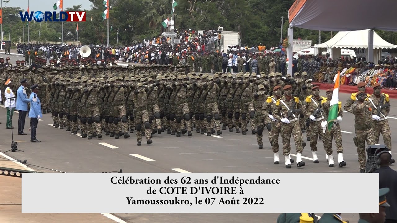 Côte d'Ivoire - AN 62 : Célébration de la Fête Nationale d'Indépendance  à Yamoussoukro, 7 Août 2022