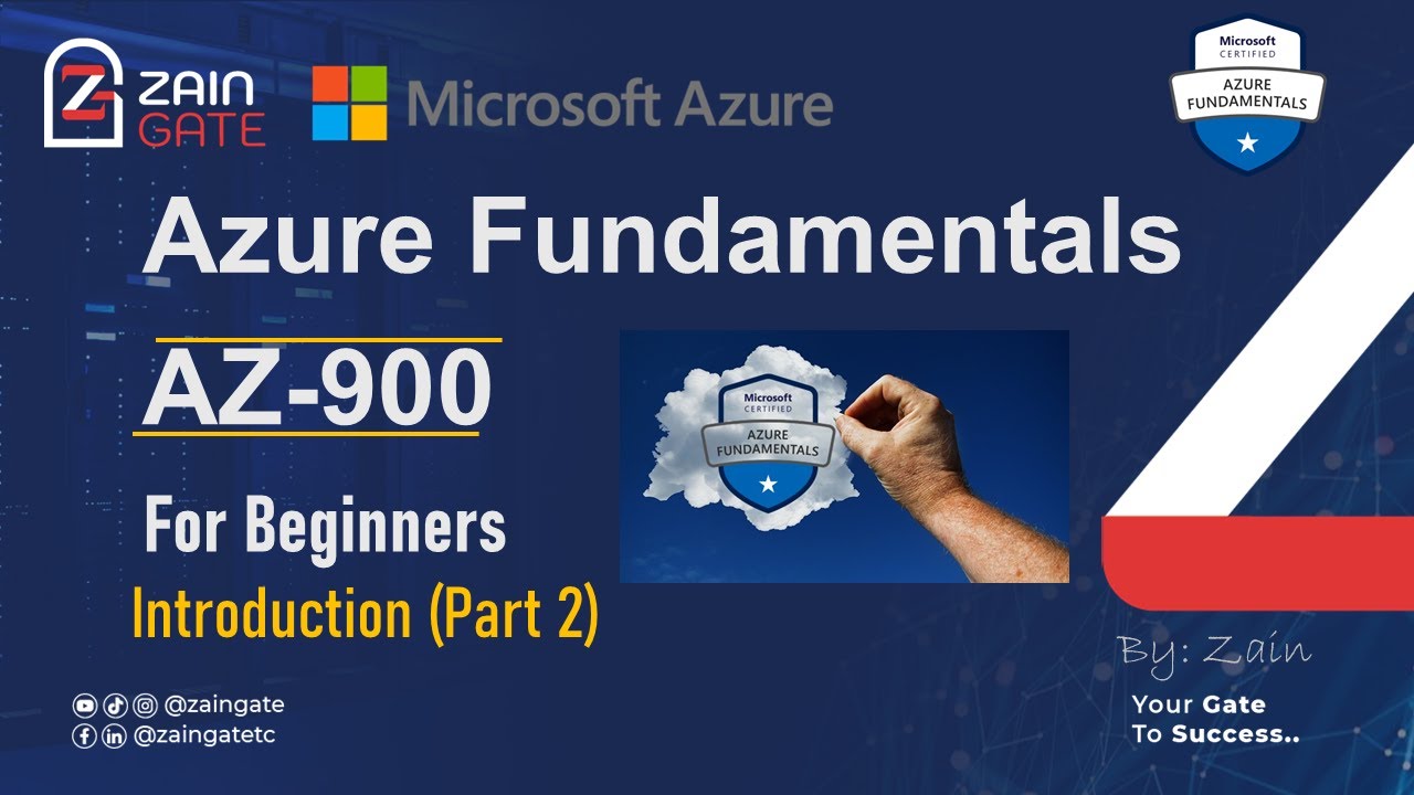 02- AZ-900 Azure Fundamentals (Introduction Part 2) By Eng Zain | Arabic شرح بالعربي
