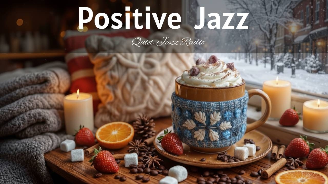 Positive Winter Jazz Cafe ☕ Delicate Morning Jazz & Bossa Nova Instrumental for Work & Study