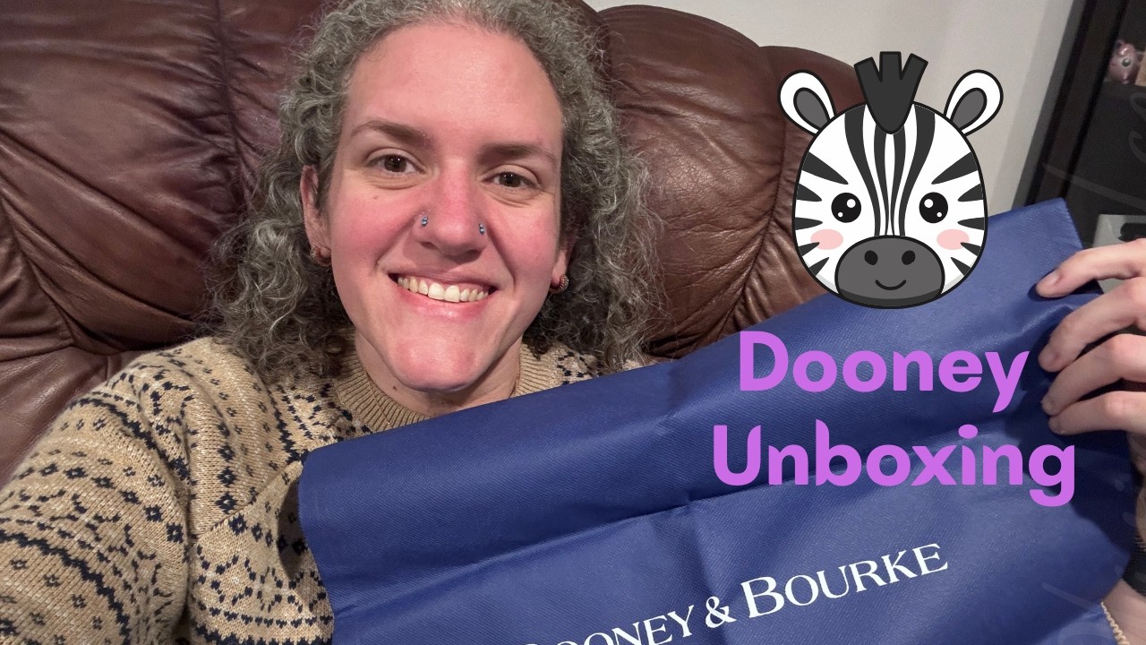 Dooney & Bourke Zebra Domed Zip Satchel Unboxing