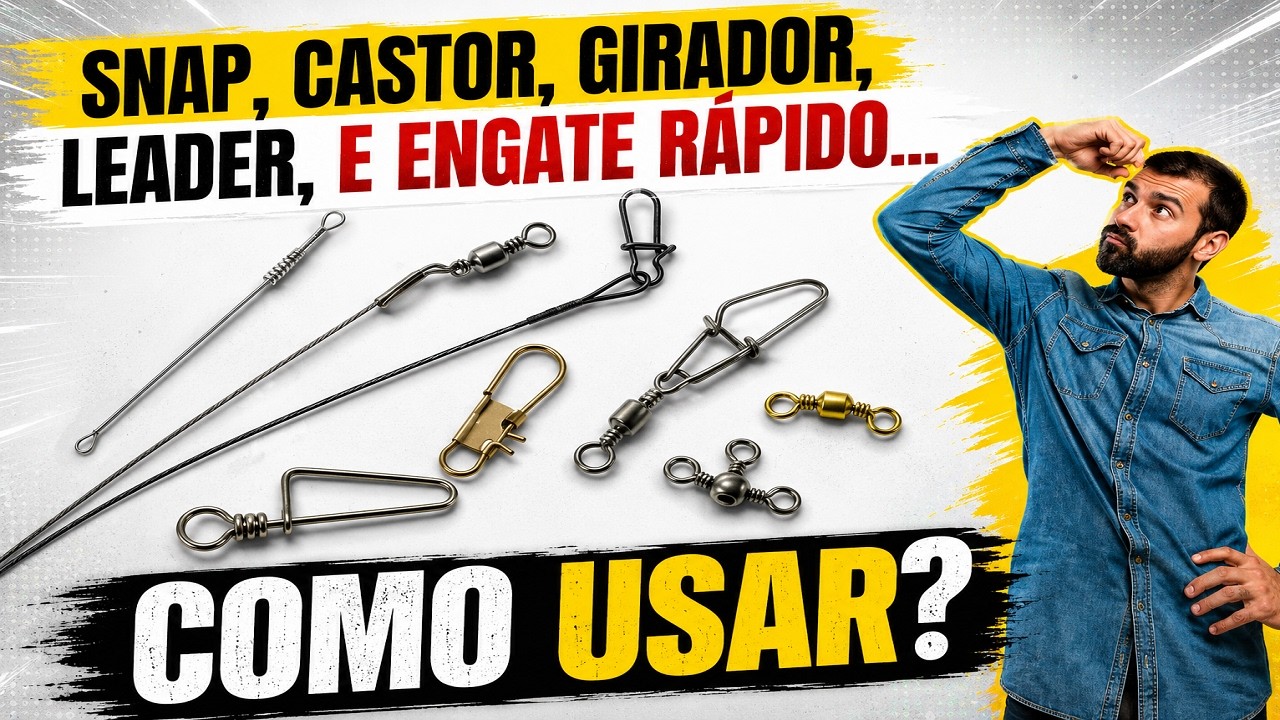 SNAP, CASTOR, GIRADOR, LEADER, ENGATE RÁPIDO - COMO USAR?