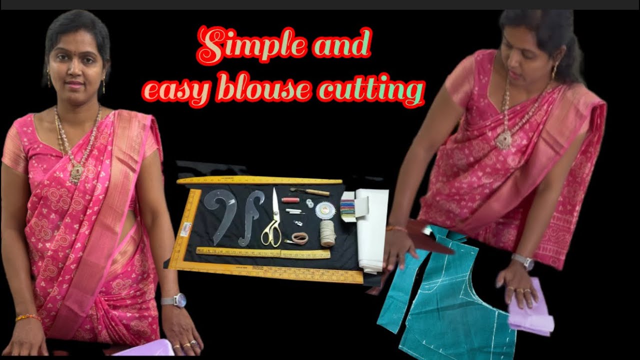 Simple and Easy  blouse cutting #lasya Fashions🥻😍😍👗👗