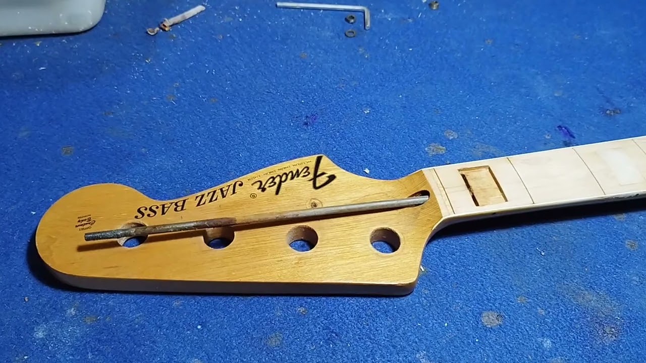 Easy truss rod repair on fender jazz bass