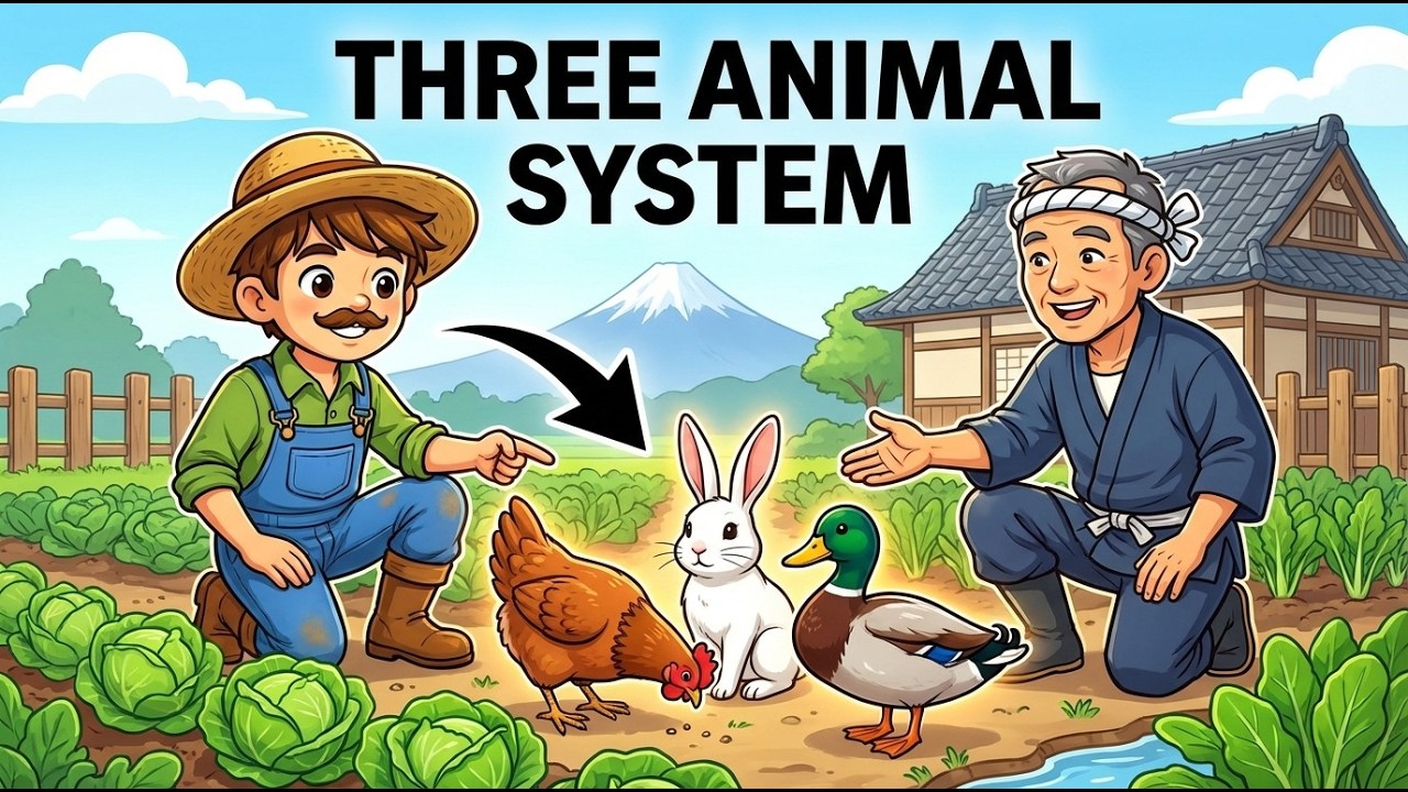 Why Japanese Farmers Feed a Whole Family With 3 Animals on Half an Acre