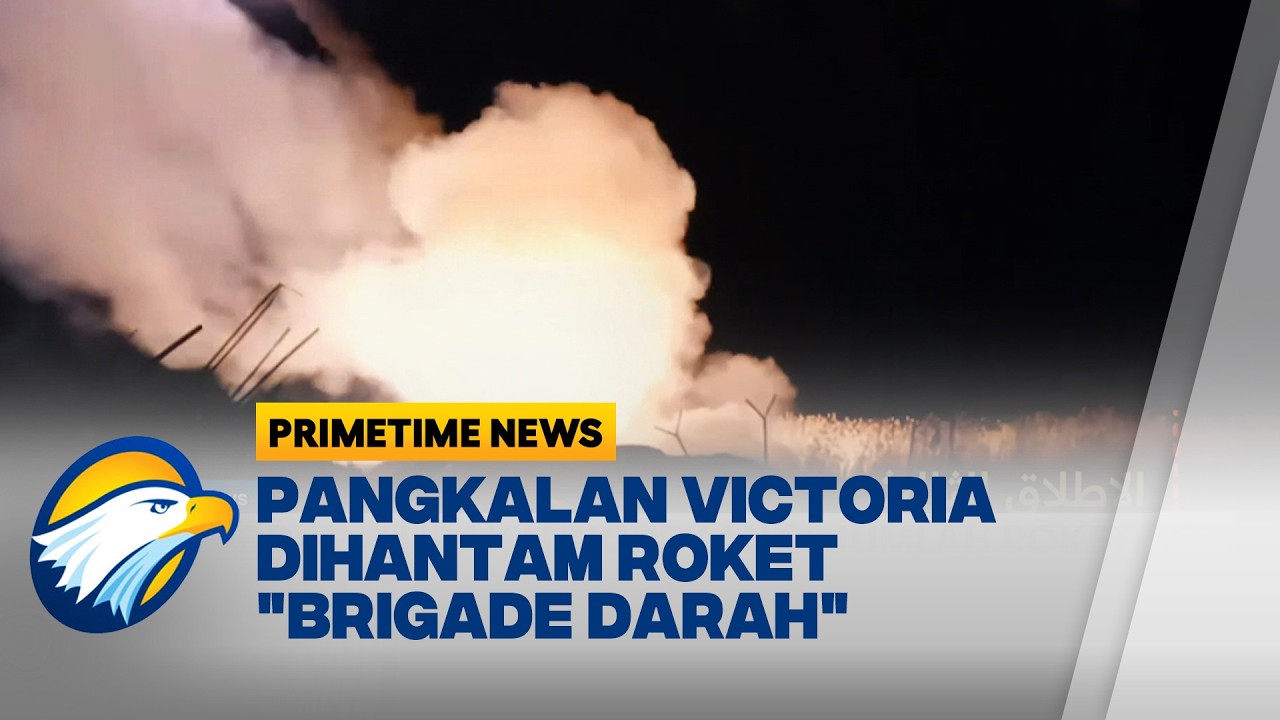 Pangkalan Victoria AS di Irak Dihujani Roket Brigade Darah - [Primetime News]