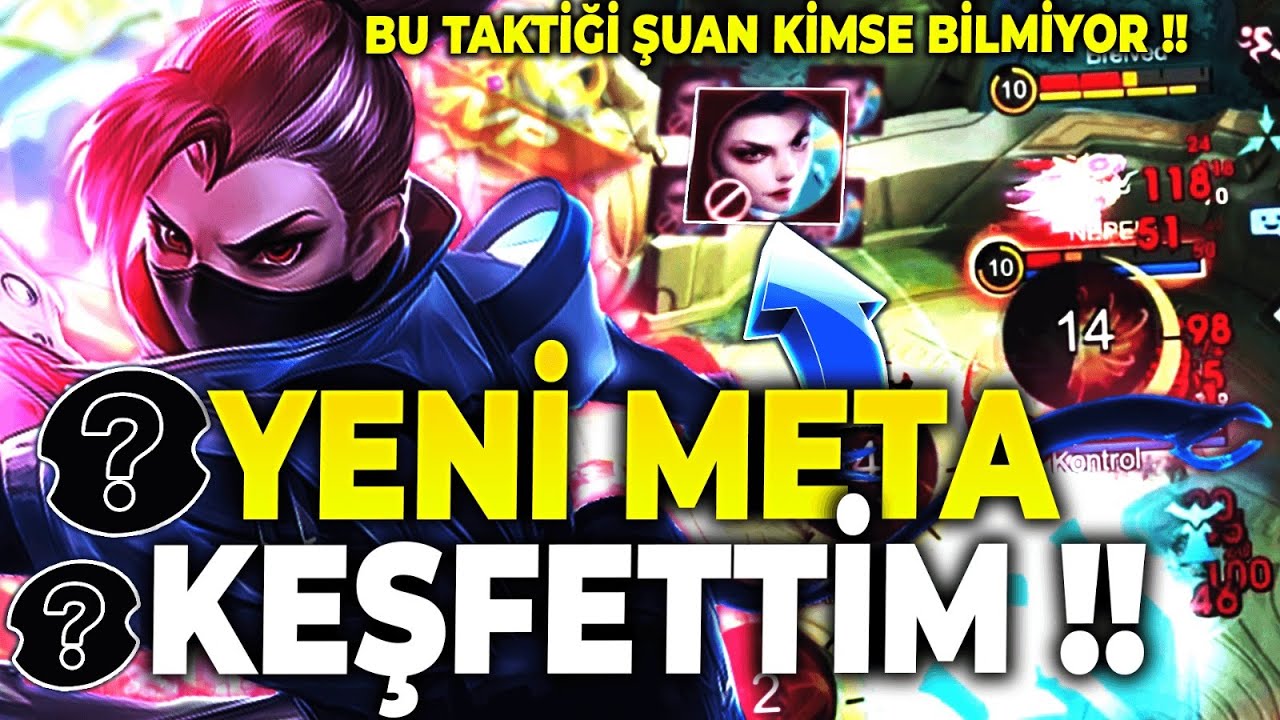 YENİ META KEŞFETTİM !! KİMSE BİLMİYOR VE AŞIRI BOZUK !! Adc Jin | Mobile Legends