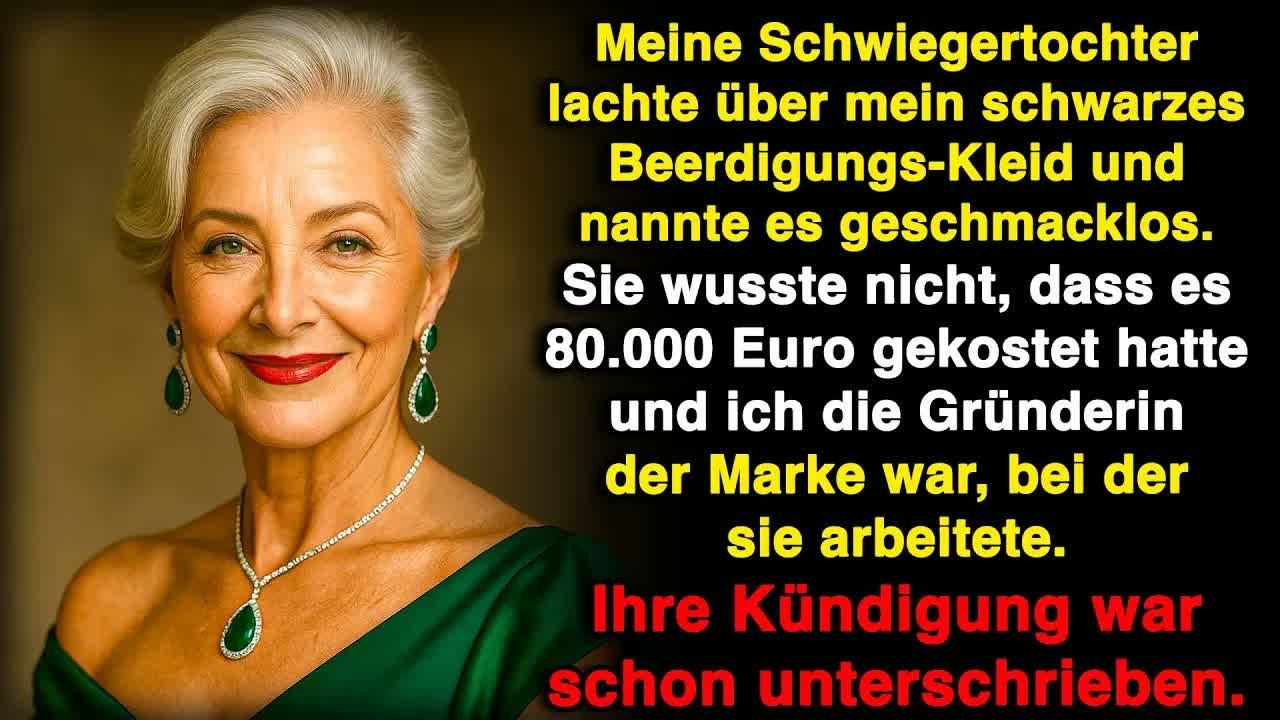 Bei der Beerdigung meines Mannes verspottete meine Schwiegertochter meine Kleidung!