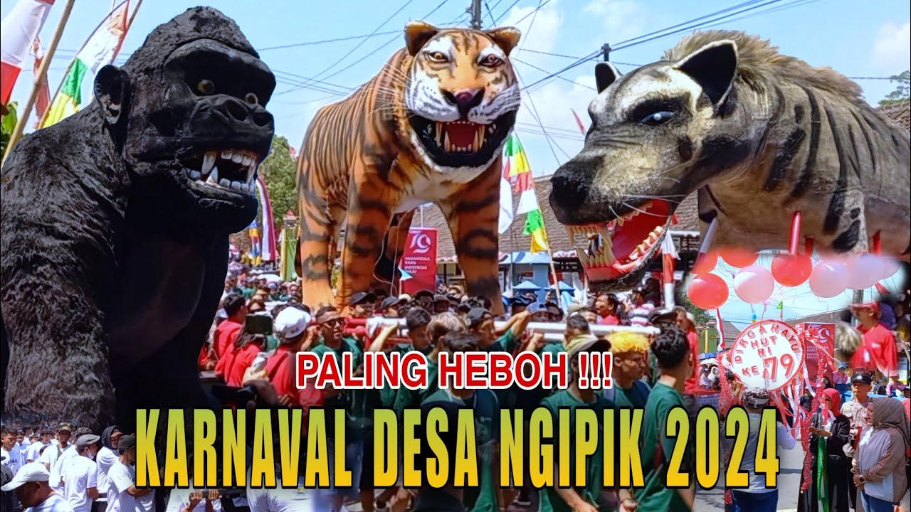 Karnaval Desa Ngipik Terbaru 2024 !! Karnaval Terpopuler Desa Ngipik Pringsurat Temanggung