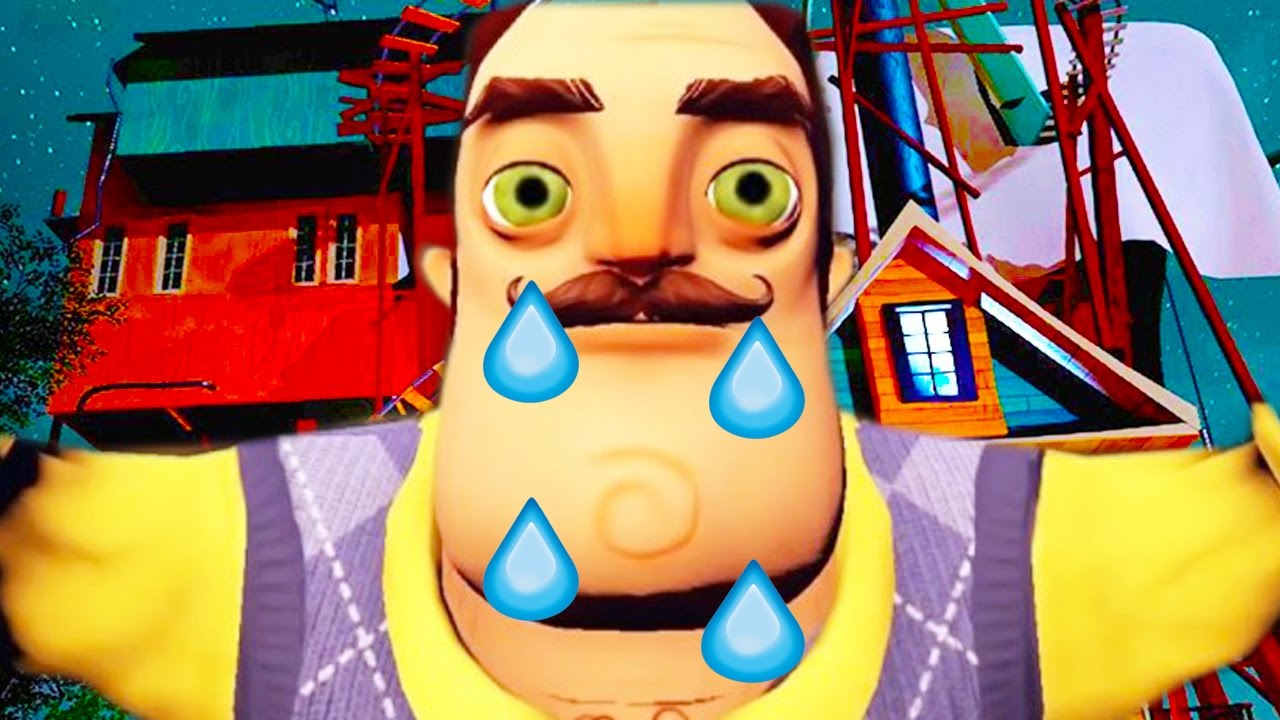 ОТКРЫЛ ДВЕРЬ, СОСЕД ПЛАЧЕТ!! КОНЦОВКА!! - Hello Neighbor (ALPHA 3) - Прохождение На Русском