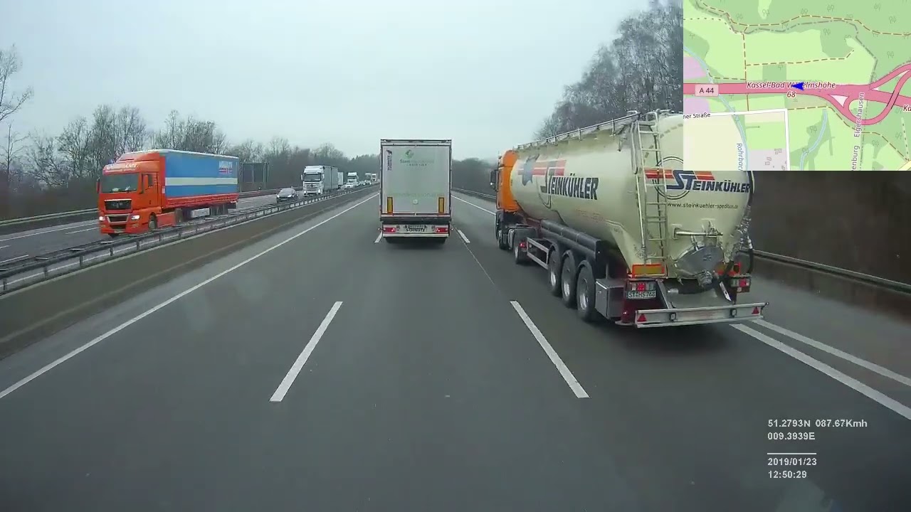 Германия. Автомагистраль A44, Кассель-юг &mdash; Вюнненберг-Харен, 2019, 1x