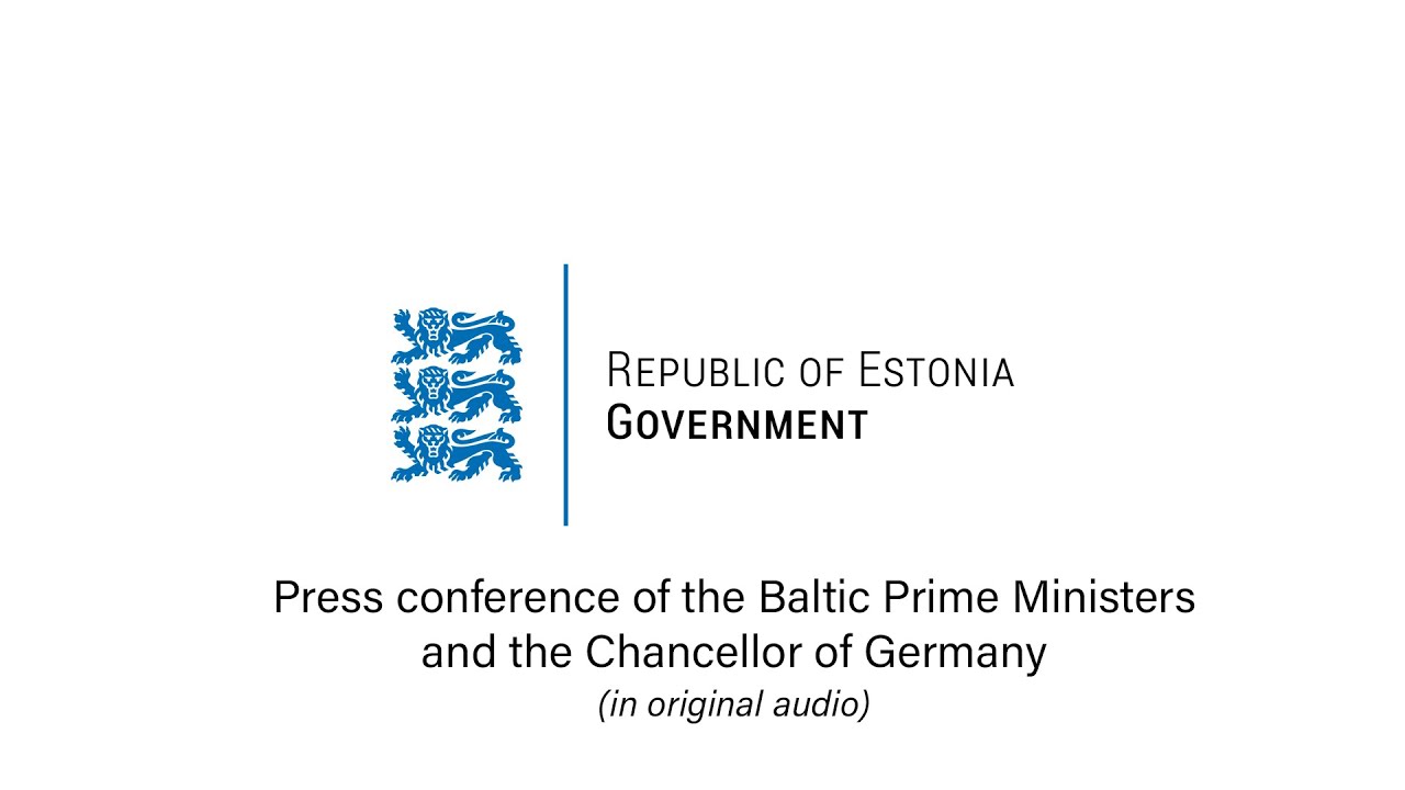 Press conference of the Baltic Prime Ministers and the Chancellor of Germany (in original audio)