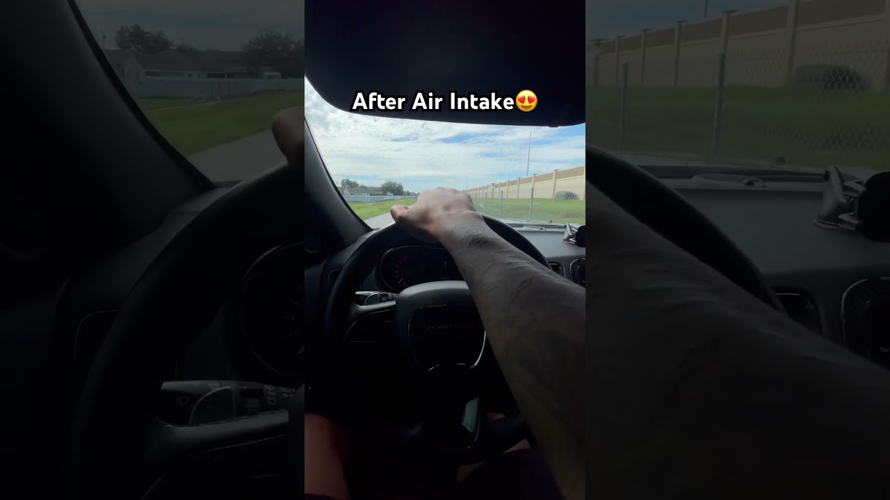 Dodge Rt Air Intake Sound Difference !🔥(Before And After) 