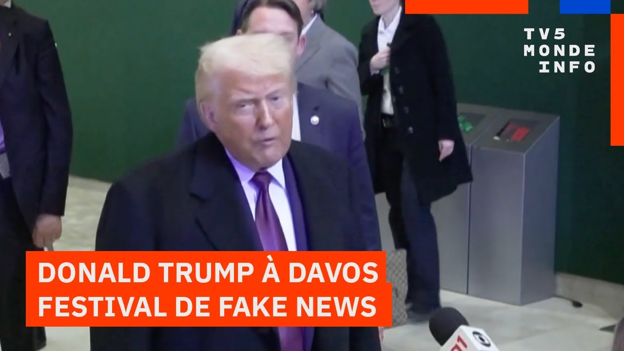 D&eacute;cryptage &ndash; Groenland, inflation, &eacute;cologie : &agrave; Davos, Donald Trump accumule les fake news