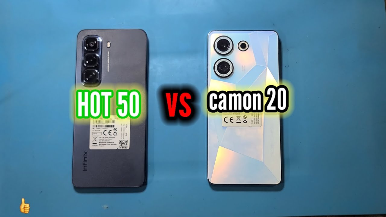 infinix hot 50 vs tecno camon 20 speed test