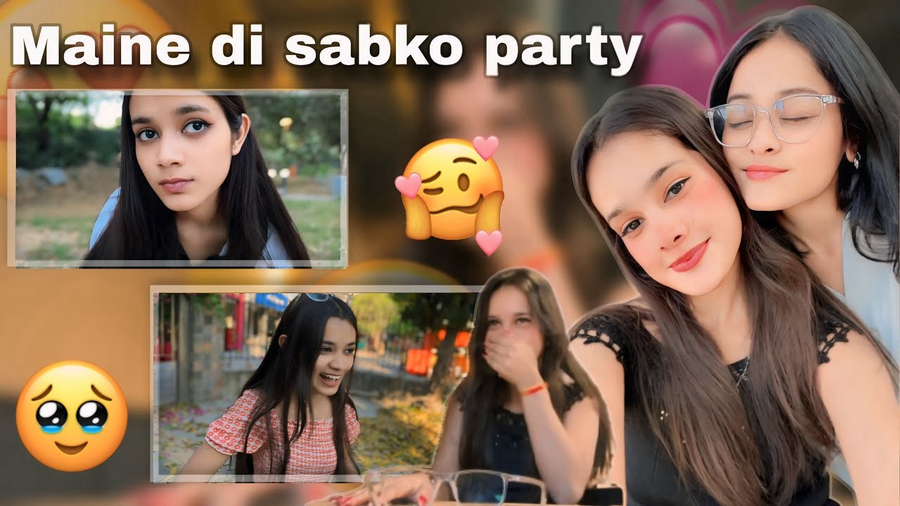 MAINE DI SABKO PARTY😍|| BHAI SHOOT PAR NAHI AAYNGE😱|| 