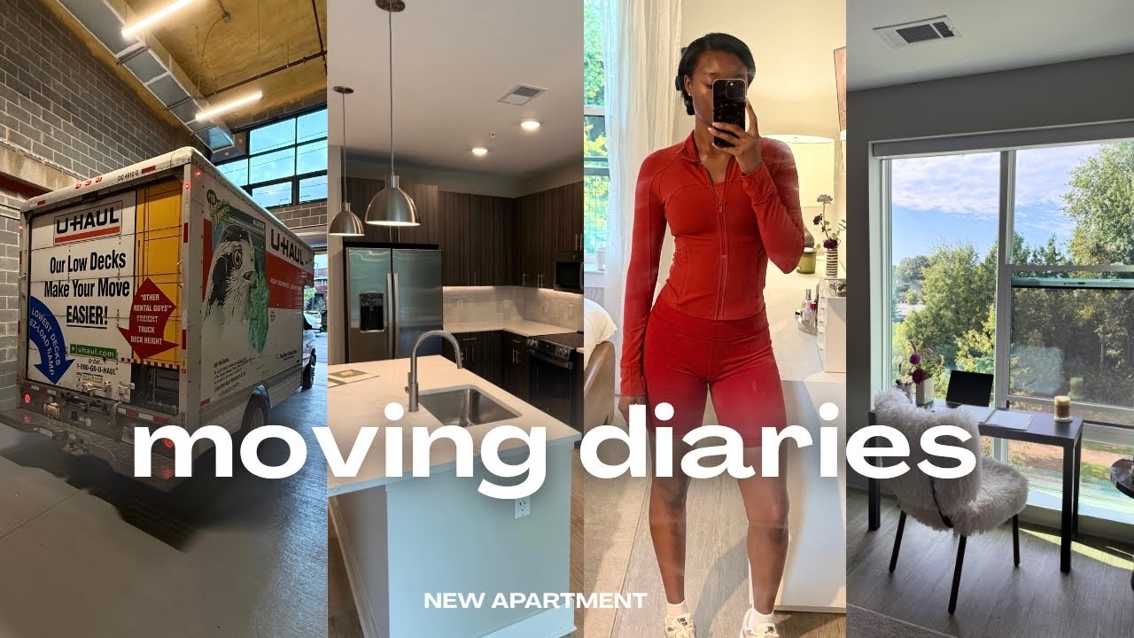 moving diaries ep. 01 | empty apartment tour, packing, move-in day & apartment shopping