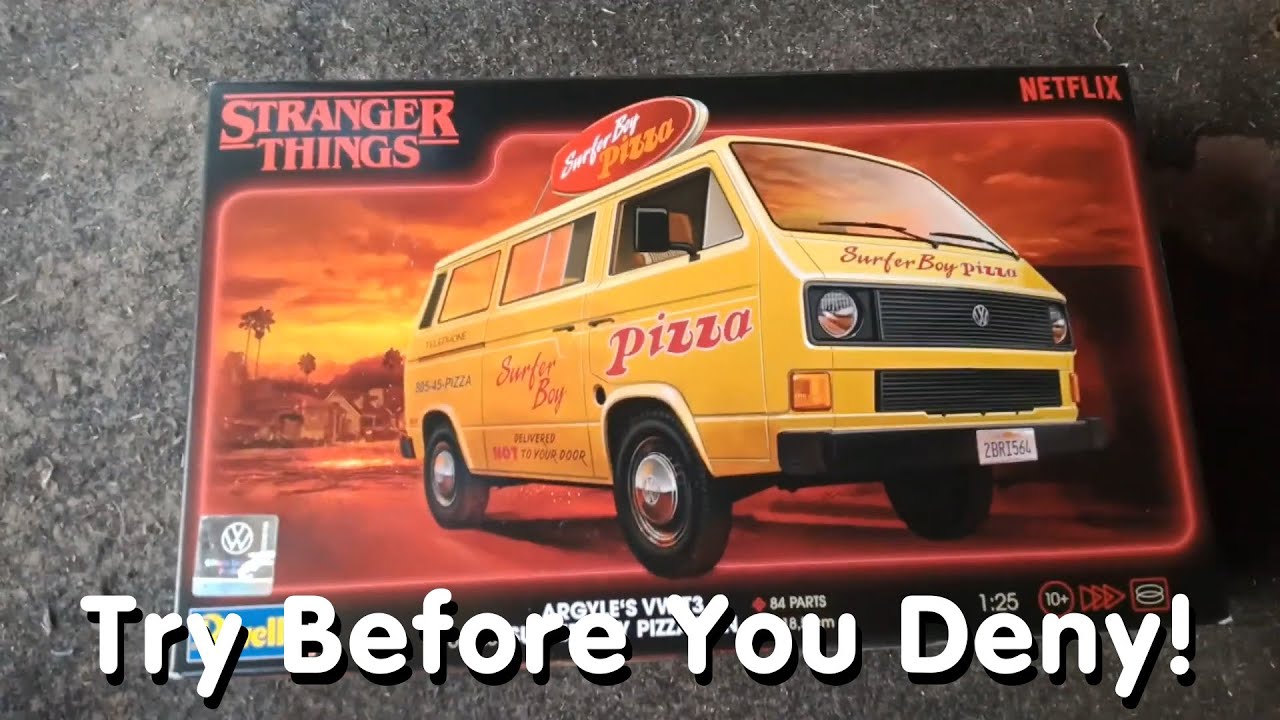 Volkswagen T3 Vanagon GL 1984 Stranger Things Revell 2024 1/25 Огляд Review
