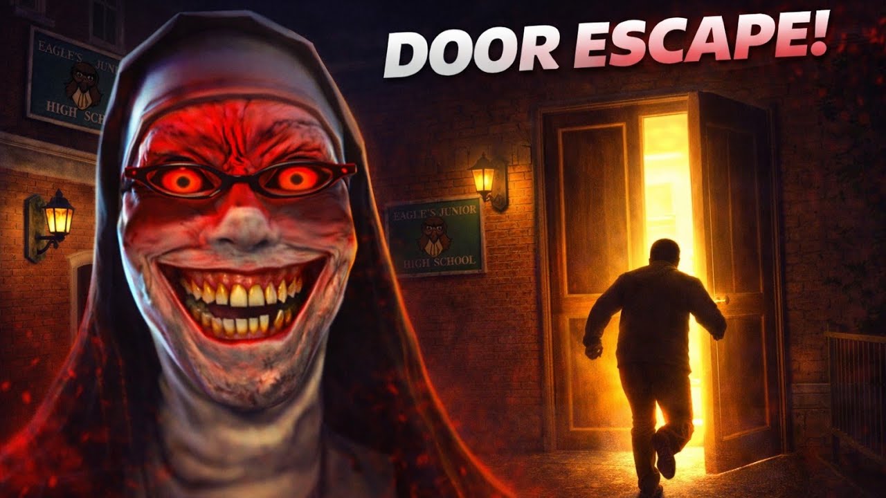 I Tried to Escape the EVIL NUN 😱 | Door Escape Horror Game