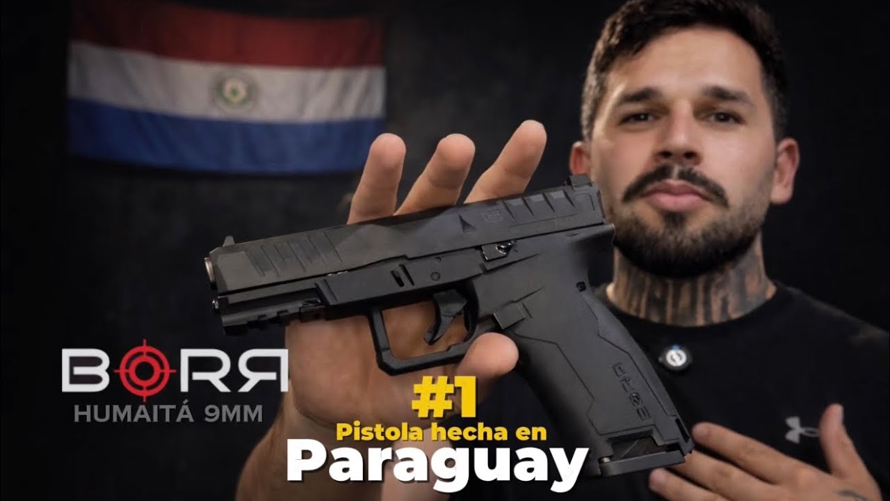 As&iacute; es la Primera Pistola Paraguaya 🇵🇾/ BORR HUMAITA 9mm