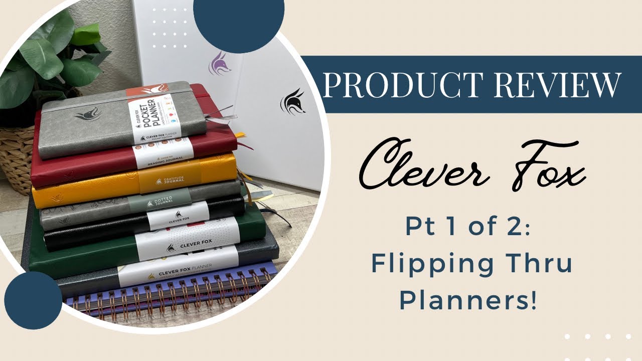New From Clever Fox: Part 1 - Planners!