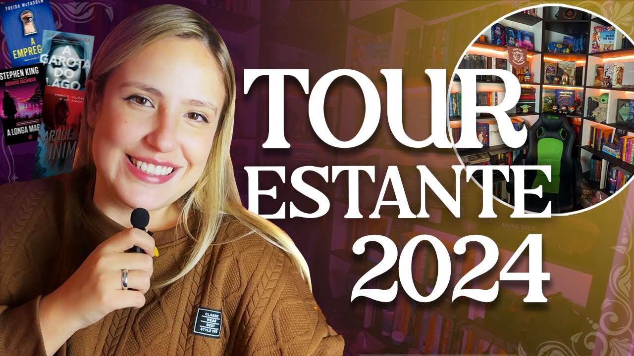 TOUR PELA MINHA ESTANTE atualizado❤️| Bookshelf Tour