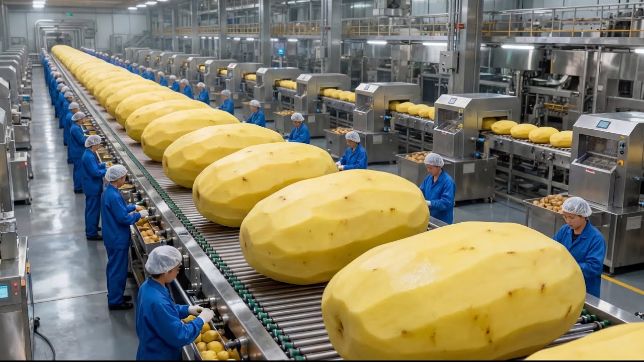 How Potatoes Become Chips | Factory Manufacturing Explained