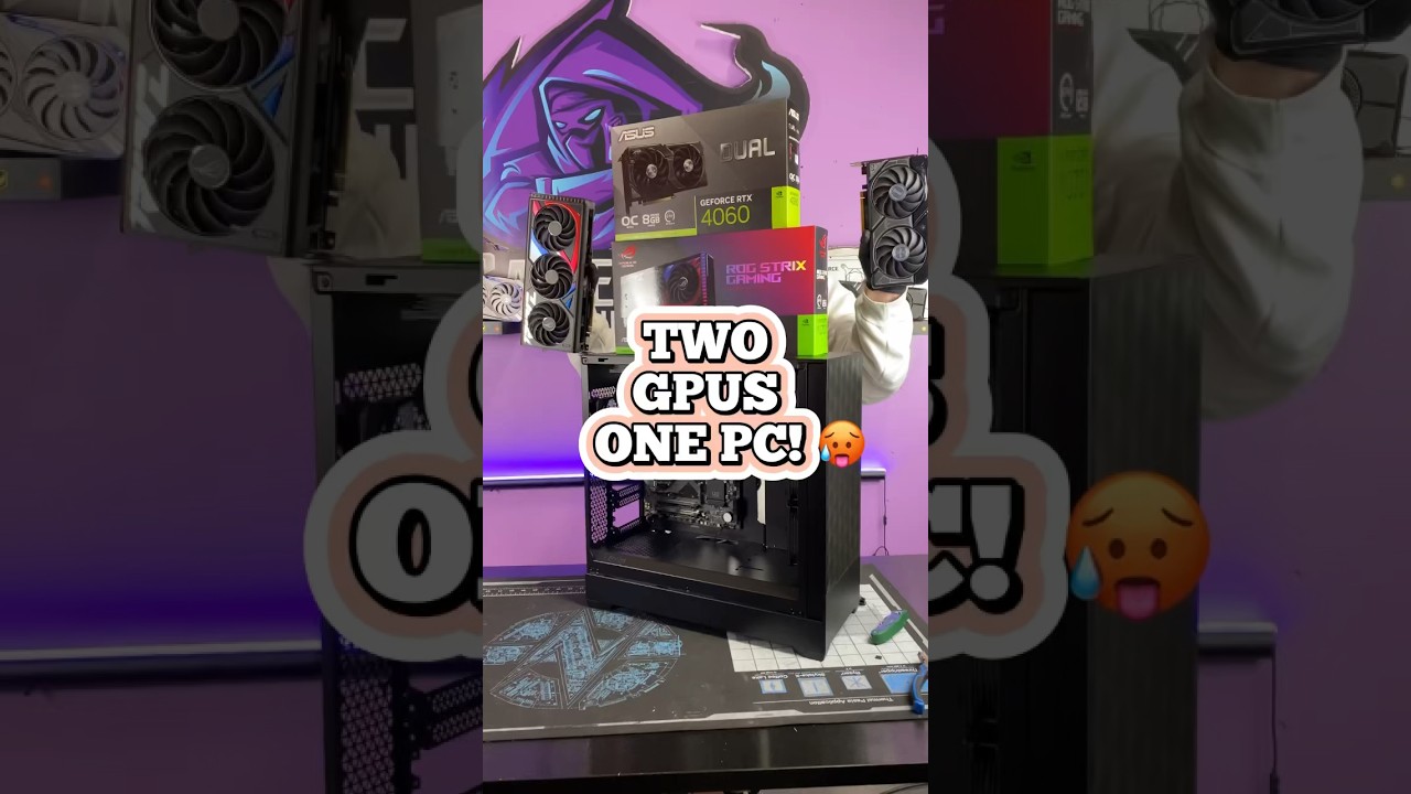 He wanted TWO GPUS! 🤯