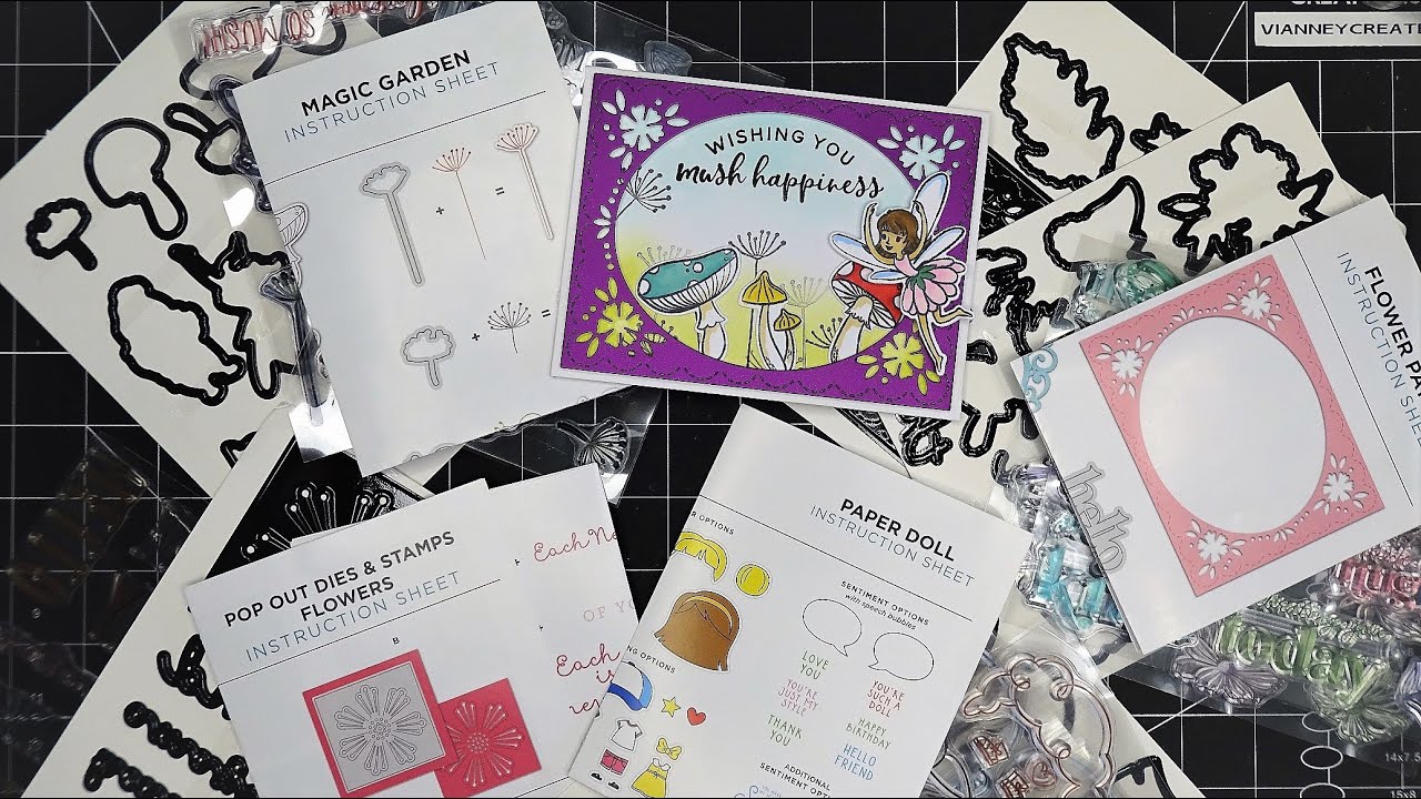 NEW!! Diamond Press Releases & 15% Off Promo Code! Magic Garden & Flower Patch Sets Review Tutorial!