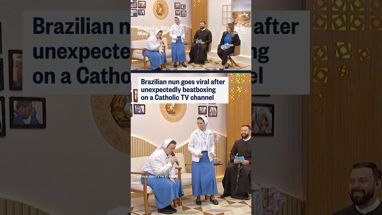 Nun goes viral in Brazil for unexpectedly beatboxing on TV