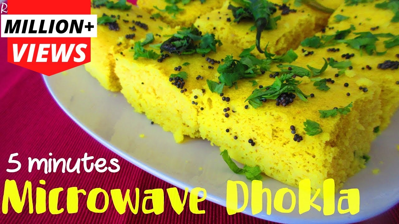 5 minutes Dhokla Recipe | Instant Microwave Dhokla | How to make Dhokla in Microwave | Snacks recipe
