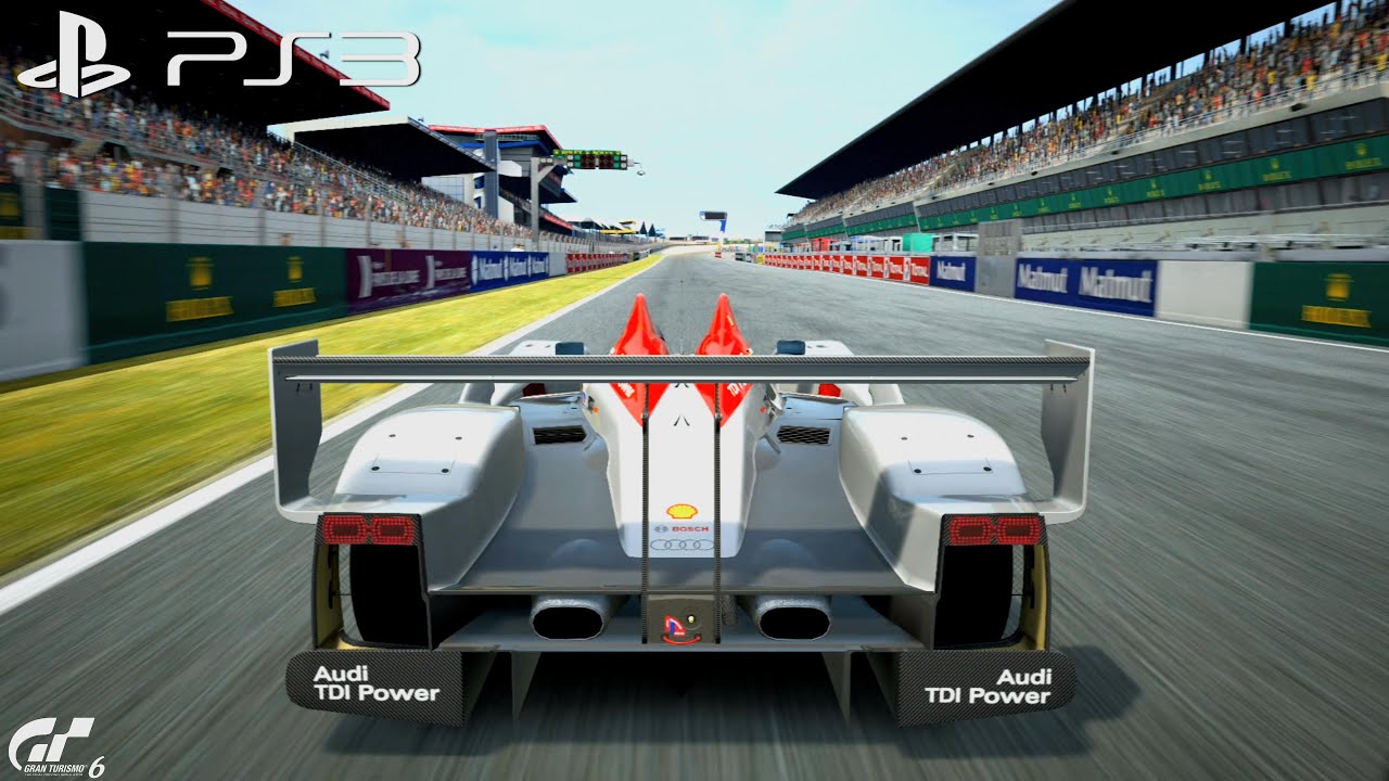 Gran Turismo 6 | Audi R10 TDI '06 (LMP1) - Circuit de la Sarthe Gameplay [4KPS3]