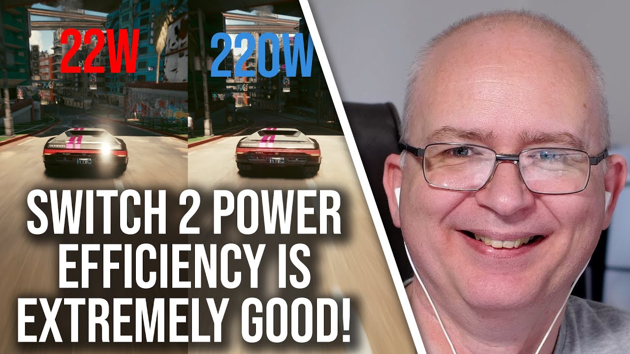 Switch 2 Power Efficiency is Brilliant + Battery Life Tested!