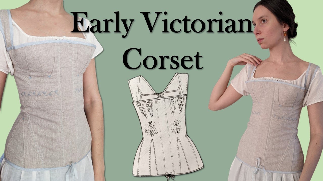 Sewing Linen 1830s Stays | Past Patterns 001 & The Workwoman's Guide