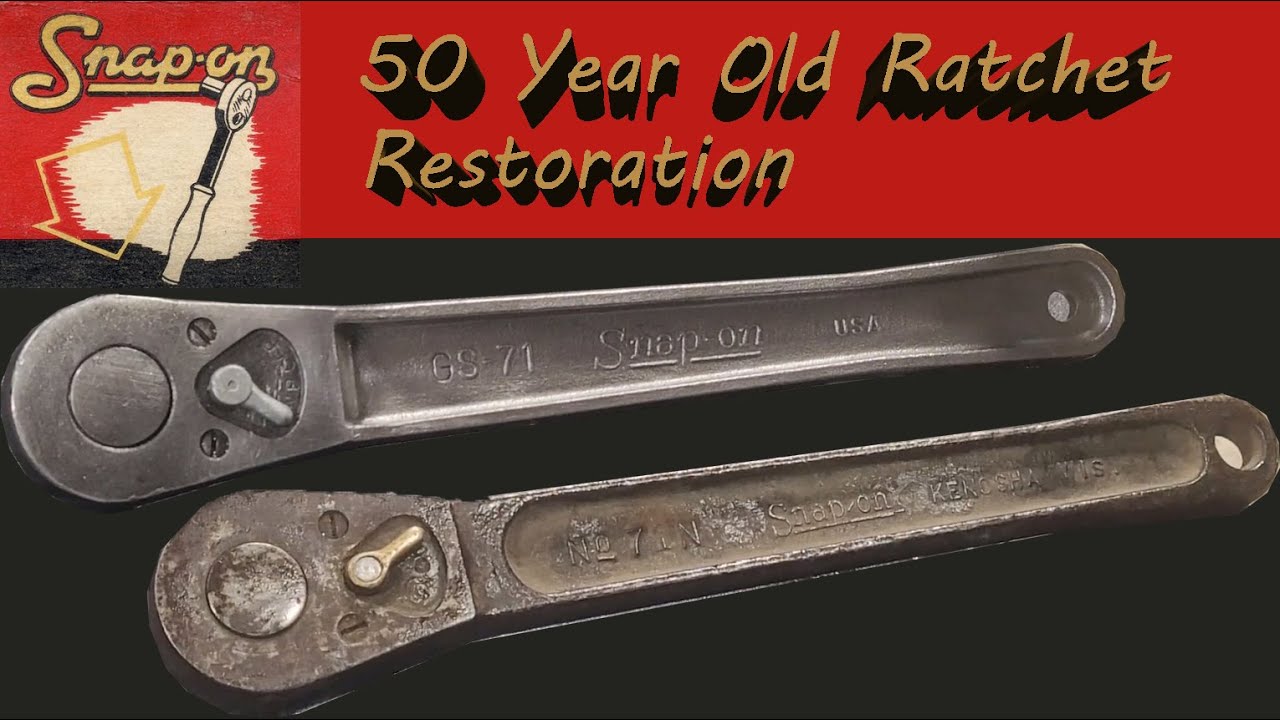 Restoring a Vintage Snap-On ratchet on my tailgate