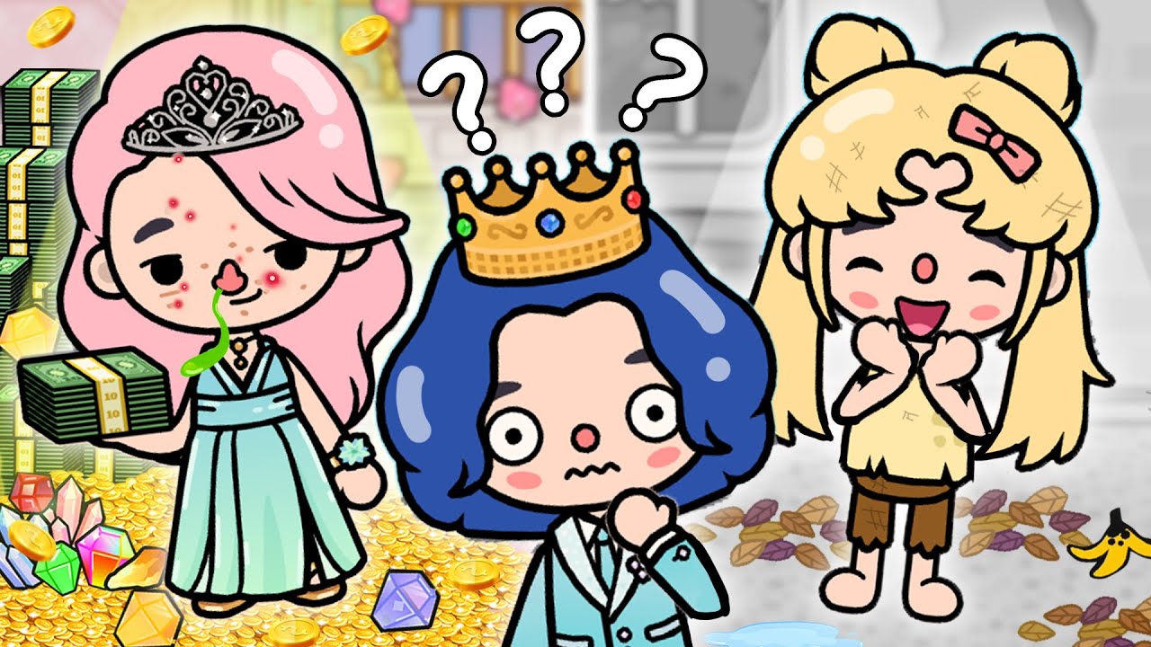 Rich Pincess Or Poor Princess ? | Toca Life Story |Toca Boca