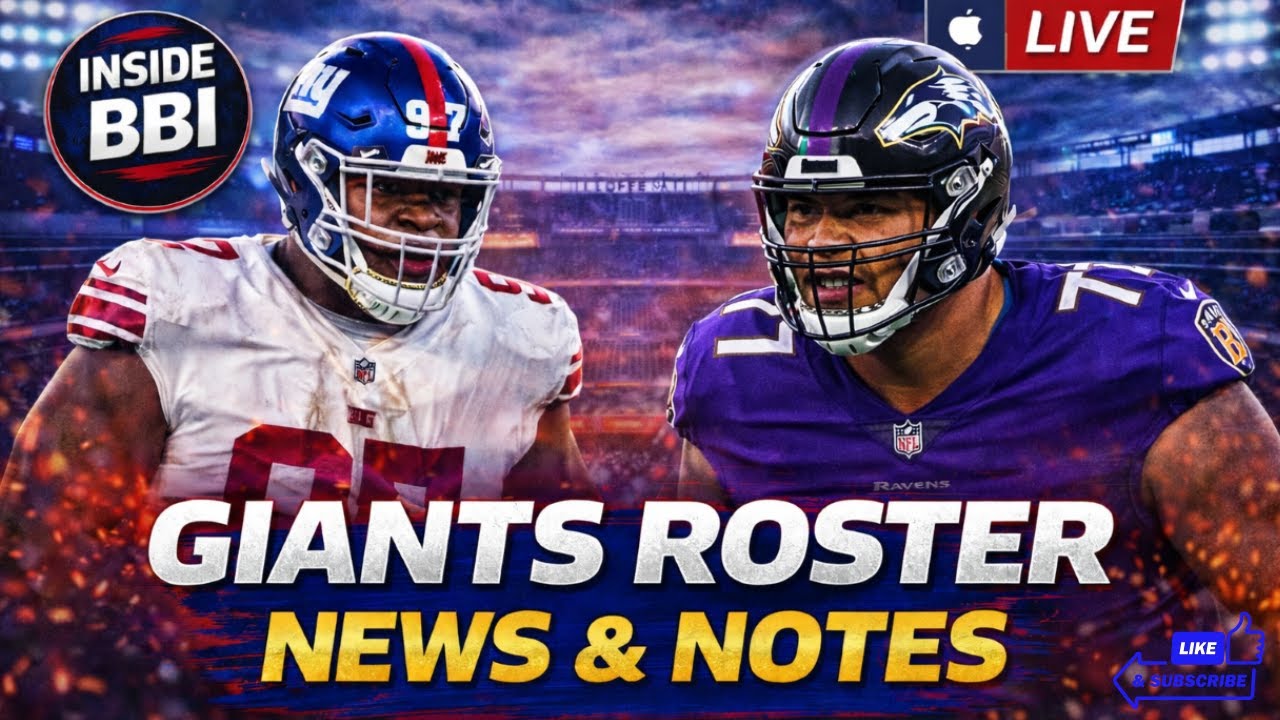 Giants Roster Shakeup? Latest News, Surprises & What It Means | Inside BBI LIVE