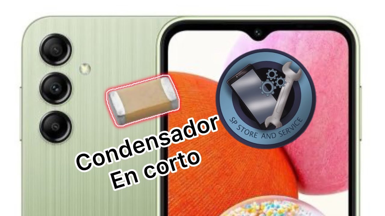 A14 5G no carga, no enciende por condensador en corto