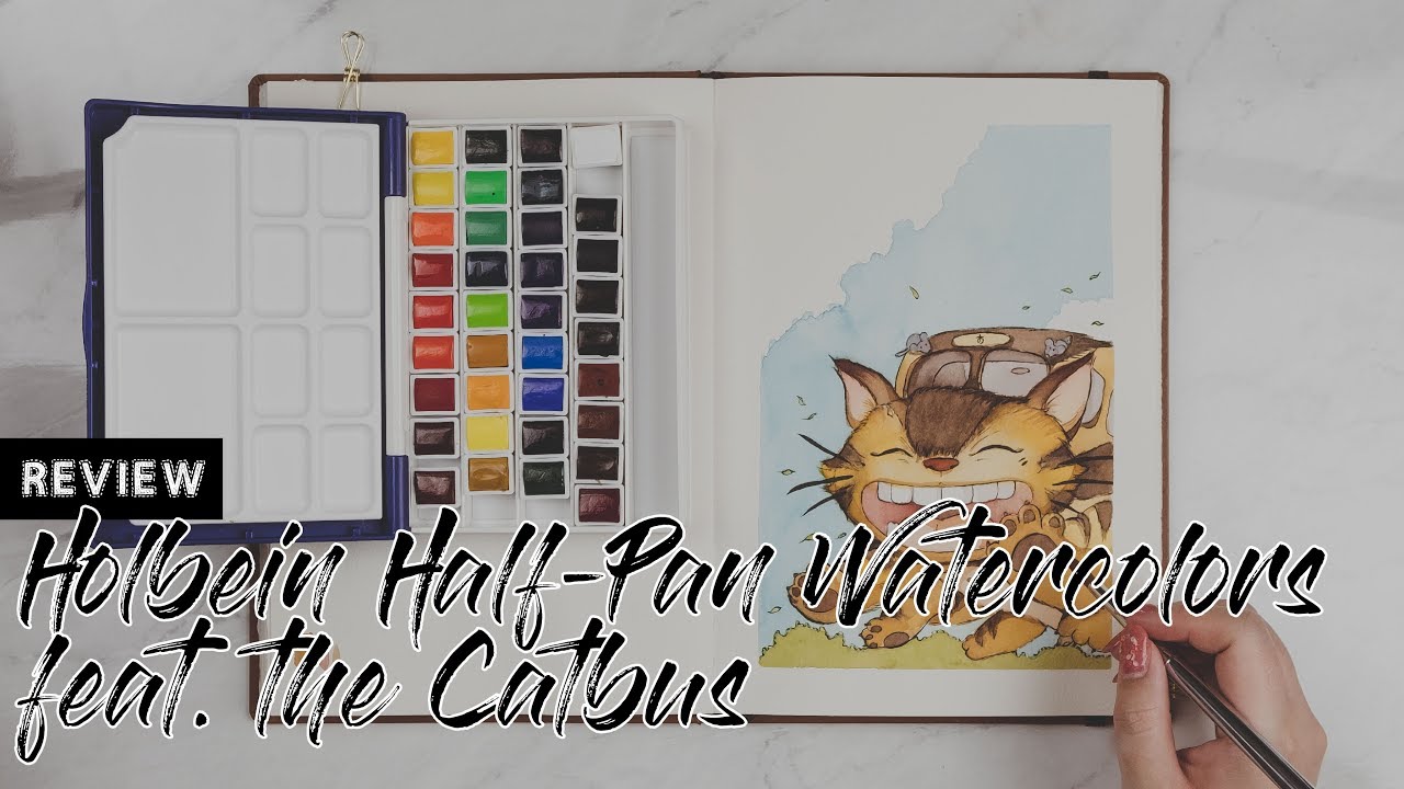 Review | Holbein Palm Box 36 Colours - feat. The Catbus