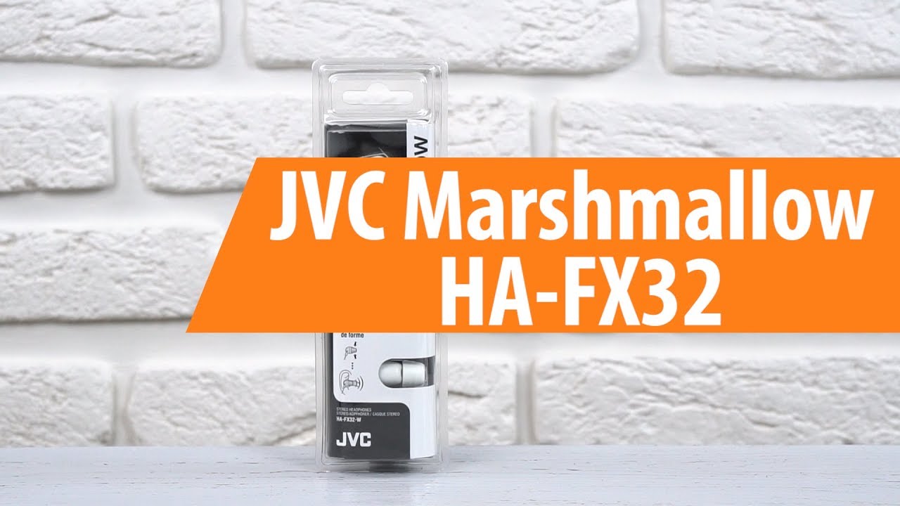 Распаковка JVC Marshmallow HA-FX32 / Unboxing JVC Marshmallow HA-FX32