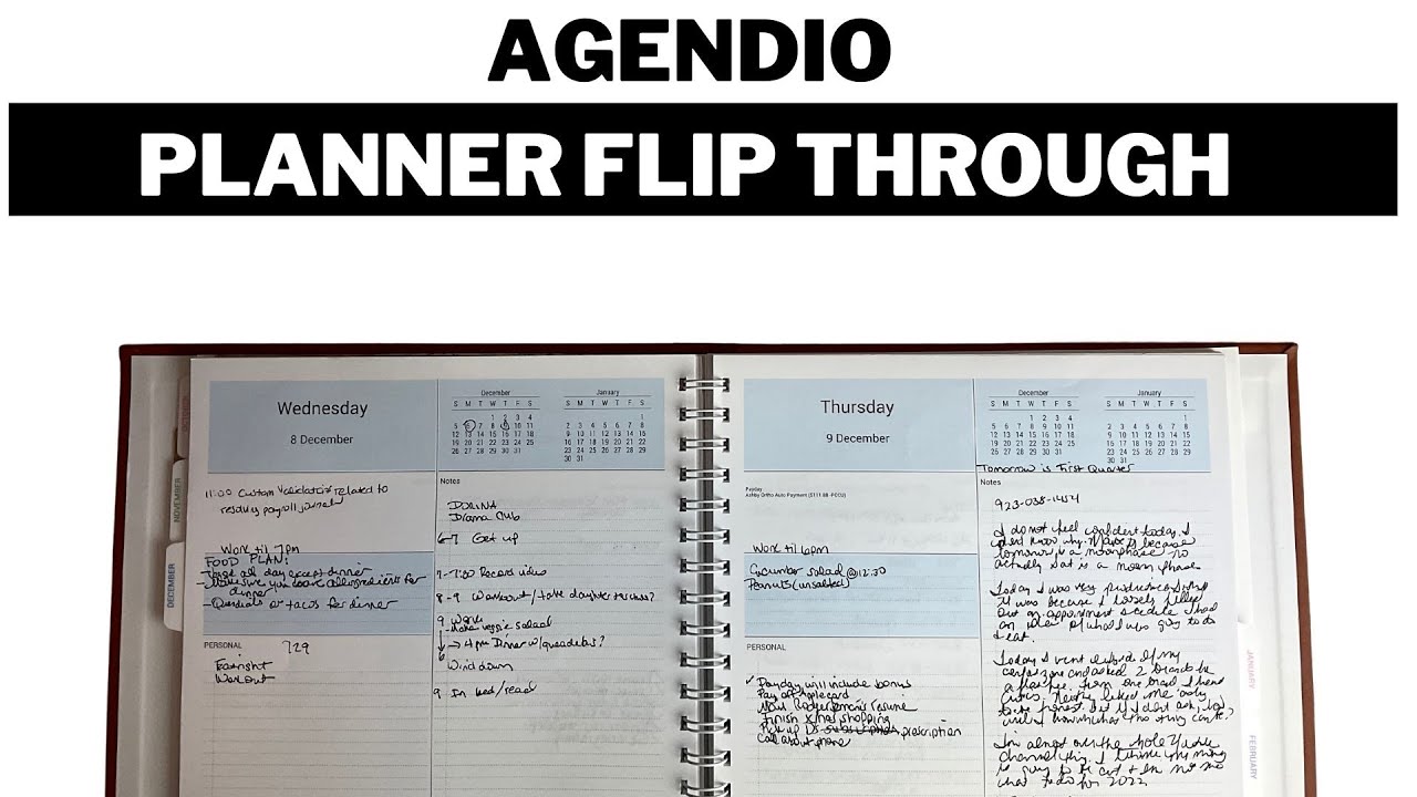 Agendio Planner Flip Through